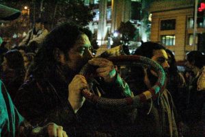 Movilización contra el TPP11 - Santiago