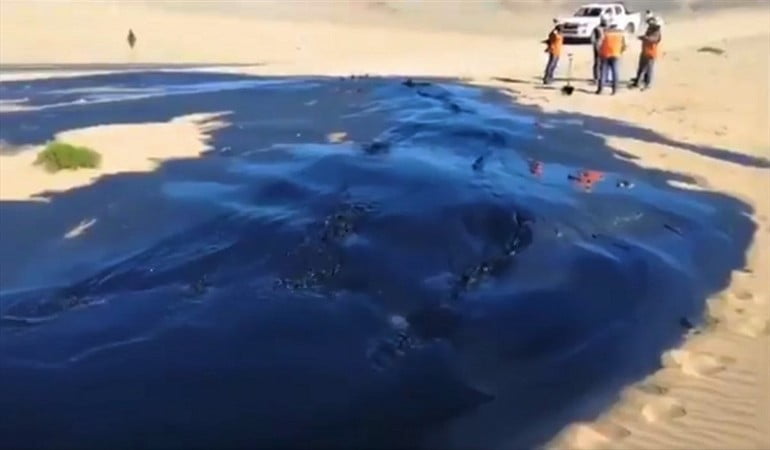 Culpables de derrame en Atacama / La denuncia apunta a Compañía de Aceros del Pacífico (CAP)