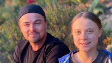 Leonardo DiCaprio y Greta Thunberg / Instagram