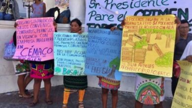 Protesta Emberá. (Imagen de Radio Temblor)