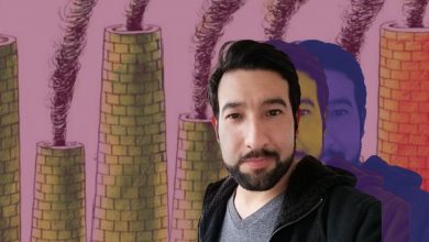 Hernán Flores, imagen verde