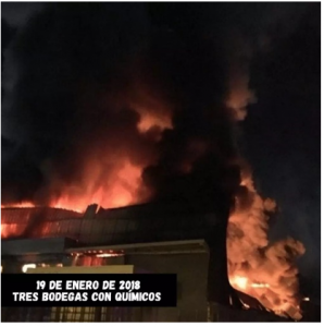 incendios químicos en Quilicura